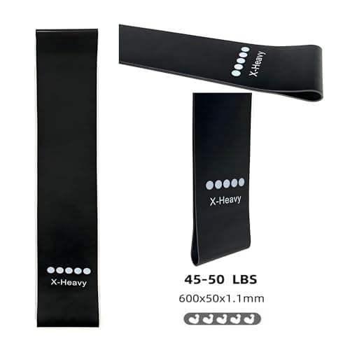 DNXBTSTW Ring Resistance Bands, X-Heavy Heavy Duty Resistance Ring Total Body Fitness Exercise Bands, A Must Have for Fitness Men and Women, Black 3 Pieces 7