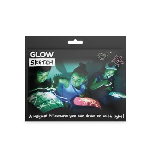 Illuminated Apparel Glow Sketch Interactive Glow in The Dark Pillowcase (Heart) 6