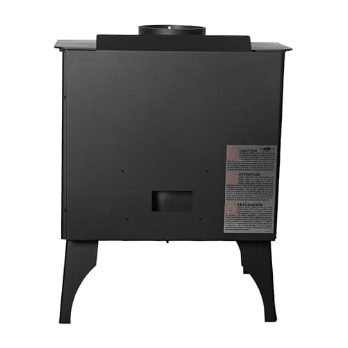 Pleasant Hearth 1,200 Sq. Ft. Small Wood Burning Stove with legs 11