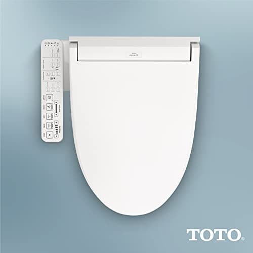 TOTO® WASHLET® C2 Electronic Bidet Toilet Seat with PREMIST and EWATER+ Wand Cleaning, Elongated, Cotton White - SW3074#01 28
