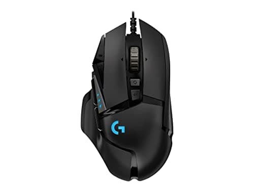 Logitech G502 Hero High Performance Wired Gaming Mouse, 25K Sensor, 25,600 DPI, RGB, Adjustable Weights, 11 Programmable Buttons, On-Board Memory, PC/Mac - Black 7