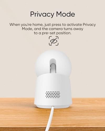 eufy Security Indoor Cam C210, Home Security Camera, 1080p Resolution 360° PTZ, Plug-in Security Indoor Camera with 2.4G Wi-Fi, Human/Motion AI, Night Vision, AI Tracking, HomeBase 3 Compatible 5
