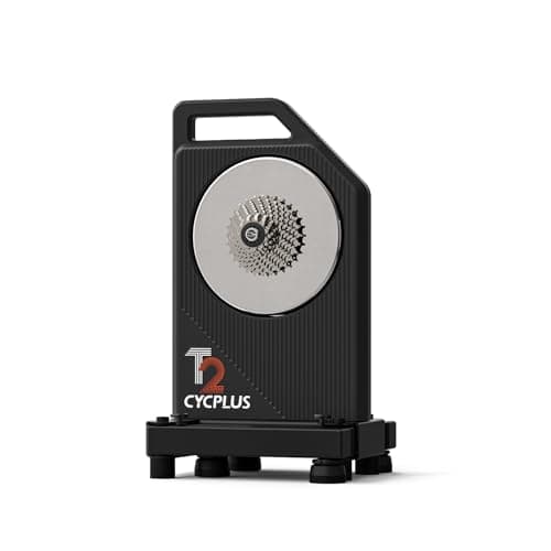 CYCPLUS T2 Smart Bike Trainer – 2200W Brushless Motor, 20% Gradient Simulator, BLE & ANT+ Dual Mode, Virtual Shifting, Triple Silent Design for Realistic Indoor Cycling(2025 Upgrade)