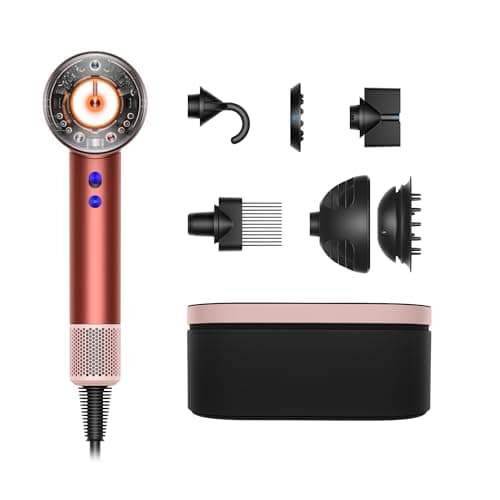 Dyson Special Edition Supersonic Nural™ Hair Dryer in Strawberry Bronze and Blush Pink with Dyson-Designed Presentation