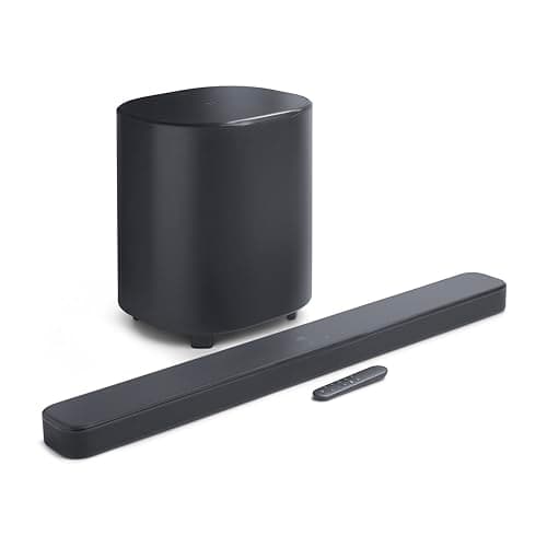 JBL Bar 500MK2-5.1 Channel soundbar System with Dolby Atmos, MultiBeam 3.0 & PureVoice 2.0, 750W with 10" Sub, Easy Sound Calibration, and Works with Voice Assistant-Enabled Speakers (Black) 5