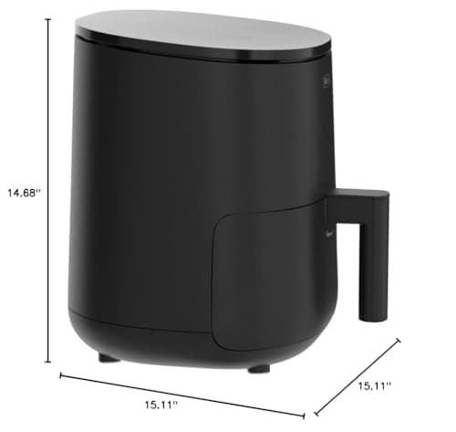 BELLA 2.9QT Touchscreen Air Fryer, No Pre-Heat Needed, No-Oil Frying, Fast Healthy Evenly Cooked Meal Every Time, Dishwasher Safe Non Stick Pan and Crisping Tray for Easy Clean Up, Matte Black 7