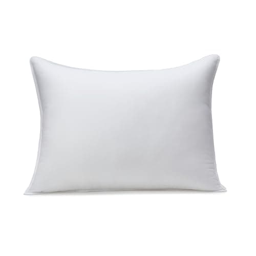 Amazon Basics Down Alternative Pillow for Back Side Sleepers, Medium Density, Standard Size, 26" x 20", 2-Pack, White 8