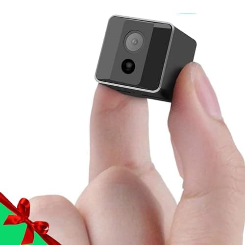 braosusner Wireless Camera HD 1080P Mini Hidden Spy Camera Portable Small Nanny Cam Surveillance Cameras for Home Security Indoor/Outdoor Medium Sized