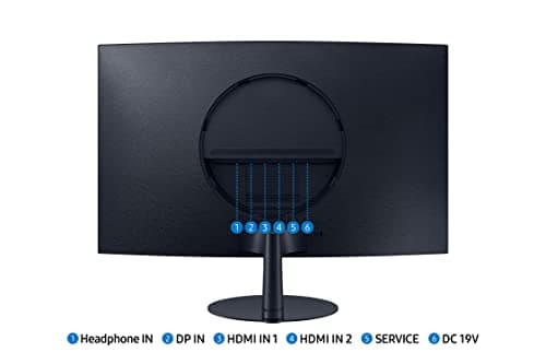 SAMSUNG 27-Inch S39C Series FHD Curved Gaming Monitor, 75Hz, AMD FreeSync, Game Mode, Advanced Eye Comfort, Frameless Display, Built in Speakers, Slim Metal Stand, LS27C392EANXGO, Black 9