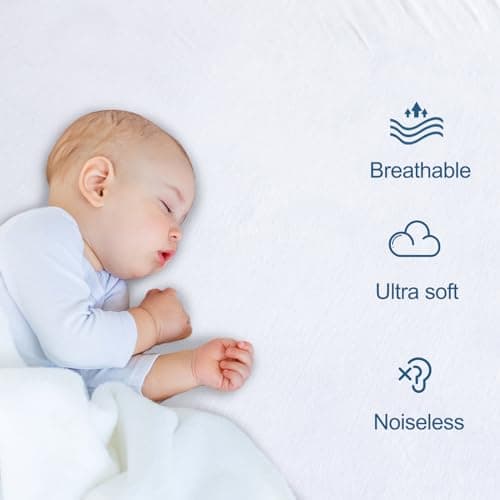 SPRINGSPIRIT Full Size Waterproof Mattress Protector, Full Mattress Cover Pad Waterproof with Deep Pocket up to 14’’, Bed Fitted Sheet 5