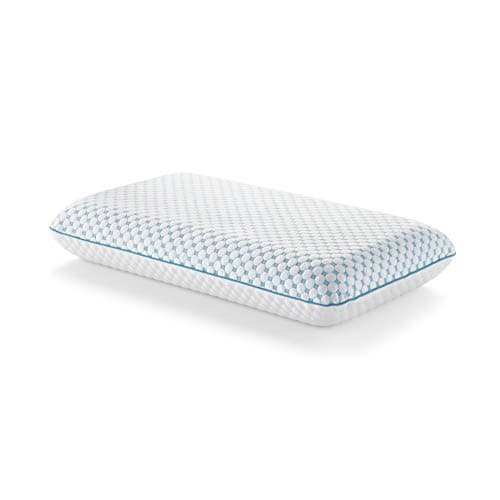 WEEKENDER Ventilated Gel Memory Foam Pillow with Reversible Cooling Cover – Two-Sided for All-Season Comfort – Washable Cover - Dorm Room Essentials - Standard,White