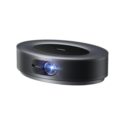 NEBULA Cosmos Max 4K UHD TV Home Theater/Entertainment Projector, Outdoor projector, Android TV 9.0 with 5000+ Apps, 360 ° of True 3D Audio, HDR10, HLG, Dynamic Smoothing (Renewed)