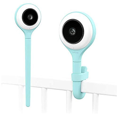 Lollipop Baby Monitor Upgraded Smart Wi-Fi Camera of True Crying Detection, Two-Way Audio, Infrared Night Vision – Ideal Gift for Baby Shower – Turquoise