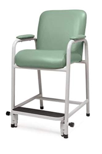 Lumex Everyday Hip Chair with Adjustable Footrest for Hip or Knee Surgery Recovery, Jade