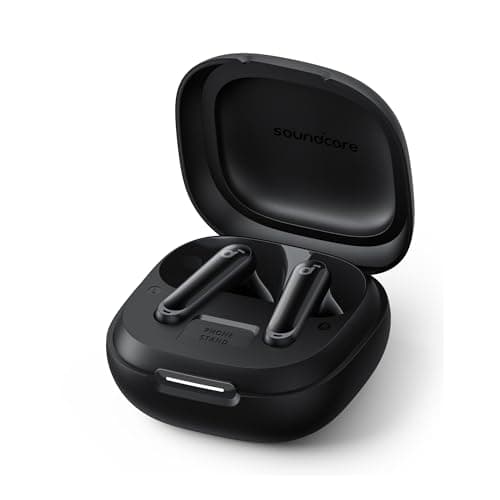 Soundcore P40i by Anker, Noise Cancelling Wireless Earbuds, Adaptive Noise Cancelling to Environments, Heavy Bass, 60H Playtime, 2-in-1 Case and Phone Stand, IPX5, Wireless Charging, Bluetooth 5.3 7