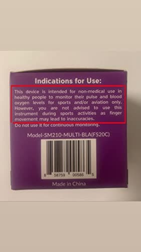 Fingertip Pulse Oximeter, Blood Oxygen Saturation Monitor (SpO2) with Pulse Rate Measurements and Pulse Bar Graph, Portable Digital Reading OLED Display, Batteries Included 6