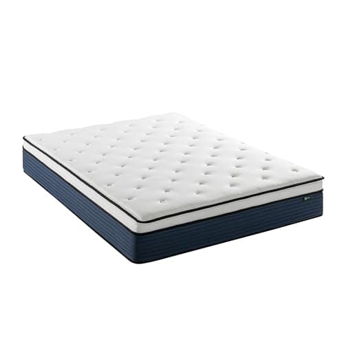 ZINUS 12 Inch Comfort Support Hybrid Mattress [New Version], Queen, Fiberglass Free, Medium Plush, Motion Isolation, Certified Safe Foams & Fabric, Mattress in A Box 11