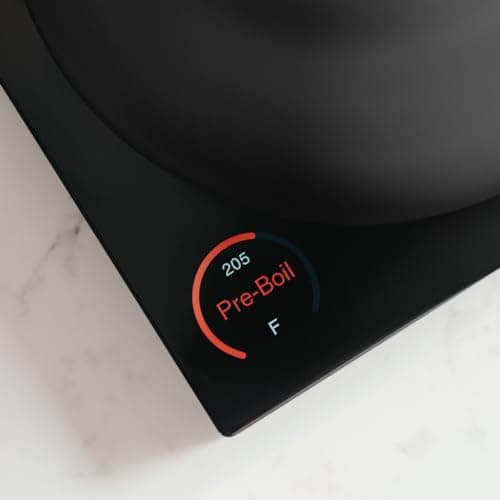 Fellow Corvo EKG Pro Electric Tea Kettle - Quick Heating, Precise Temperature Control Electric Kettle, Scheduling, Built-in Brew Timer for Boiling Water - Matte Black - 0.9 Liter 5