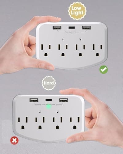 Kestanlora 1080P Wireless Cameras Mini Small Security Wall Outlet WiFi Camera Indoor Camera for Home Security【Upgraded】 9