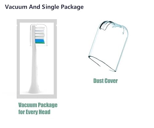 Gypoirul Toothbrush Replacement Heads Compatible with Philips Sonicare Replacement Heads, Electric Brush Head for 4100 5100 6100 9023 W Optimal Plaque Control 10 Pack, 7