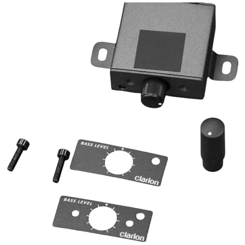 Clarion MCD360V 3-Way 6 Channel RCA Inputs Electronic Crossover with Remote Subwoofer Level Control Adjustable Level Output for Front Rear Subwoofer 9