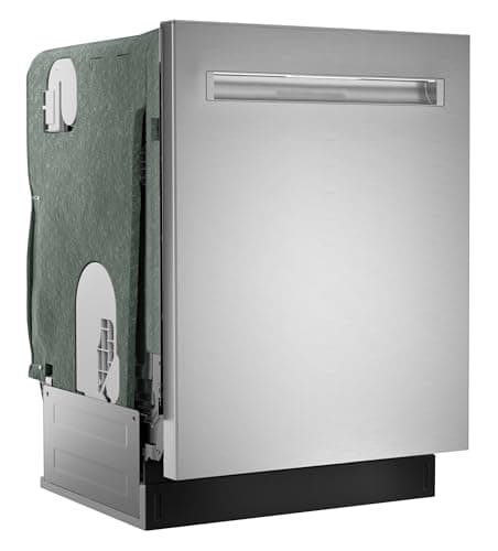 Sharp SDW6726MS 24-inch Stainless Steel Dishwasher, 47 dB Library Quiet, Third Rack, Power Wash Sprayer, 12 Place Settings, 13