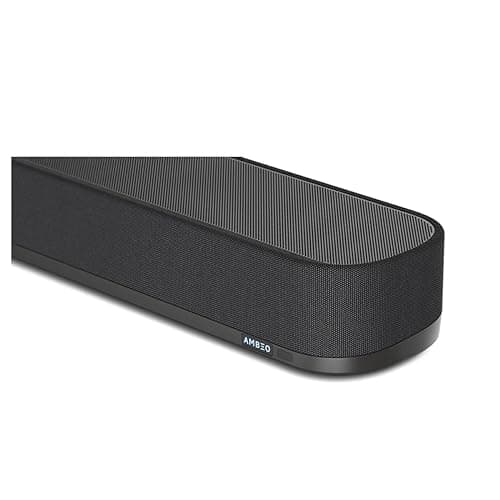 Sennheiser AMBEO Soundbar Plus 7.1.4 Channel Soundbar with Dolby Atmos and DTS:X with Ambeo Sub 8in 350W Wireless Subwoofer with Bluetooth 6