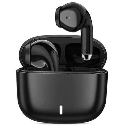 Wireless Earbuds for Samsung S25 S24 S26 Ultra S23 Fe, 5.3 Bluetooth Earphone Noise Isolating Ear Bud with Mic HiFi Stereo Wireless Headphone for iPhone 17 Air 16 15 Pro Max 14/Galaxy S22 A36/Pixel 10