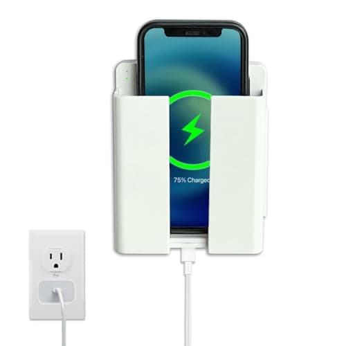 LANBON P2 Wireless Charger Wall Mounted,Wireless Phone Charger for Bedside/Desk/Garage/Kitchen,15W Fast Charging Station Work with iPhone 17/16/15/14/13/12/11/X & Galaxy S25/S24/S23/S22/S21/S20 Series