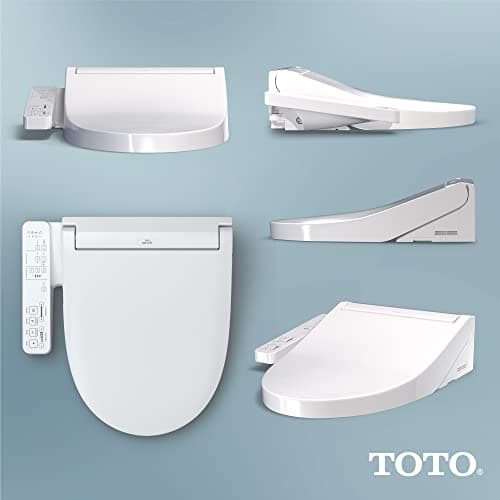 TOTO® WASHLET® KC2 Electronic Bidet Toilet Seat with Heated Seat and SoftClose Lid, Round, Cotton White - SW3023#01 6