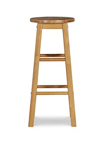 Linon 29-Inch Barstool With Round Seat 11