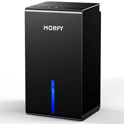 MORFY Dehumidifier, Small Dehumidifier for Bedroom Bathroom RV with Auto Shut Off, Compact Quiet Dehumidifiers for Room Home Closet Laundry Room