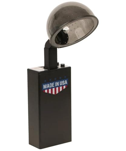 Buy-Rite X-TRA Hot 980W Professional Hooded Standing Salon Hair Dryer with Timer, 4 Heat Settings, Extra-Large Adjustable Hood, Removable Filter, UL/CSA Certified, Black, HL-1500