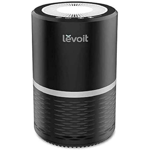 LEVOIT Air Purifiers for Home, AHAM VERIFIDE, High-Efficiency Filter for Smoke, Dust, Pollen, and Odors in Bedroom, Office, or Nursery, Optional Night Light, Quiet Operation, LV-H132, Black