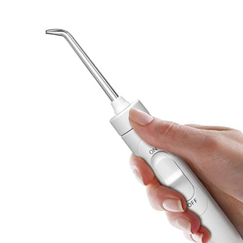 Waterpik Evolution Water Flosser, White - 90 Seconds of Flossing Time - 10 Pressure Settings, 360-Degree Swivel Handle - Includes Six Tips & Tip Storage Case 5