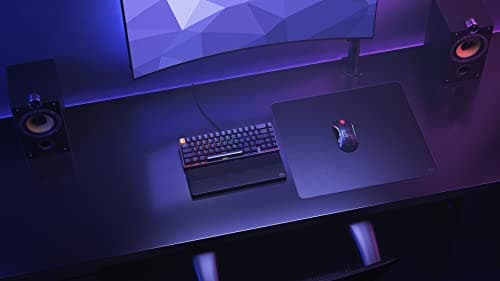 Glorious XL Heavy Gaming Mouse Mat/Pad - Stealth Edition - Extra 5mm Thick, Stitched Edges, Black Cloth Mousepad | 16"x18" (G-HXL-Stealth) 6