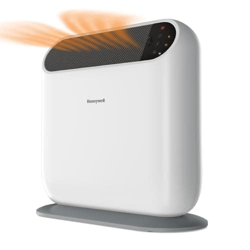 Honeywell ThermaWave 6 Ceramic Technology Space Heater, White – Ceramic Heater with Programmable Thermostat