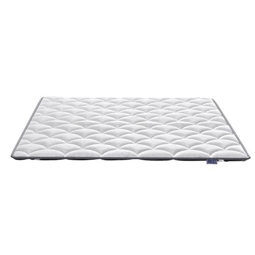 UMN Mattress Topper King Size - Soft Foldable Memory Foam Mattress Pad - 2 Inch Thin Cooling Breathable Mattress Protector for Back Pain Pressure Relief