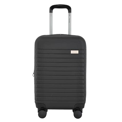 kensie 22" Graceful Hardside Carry-On Luggage, Black