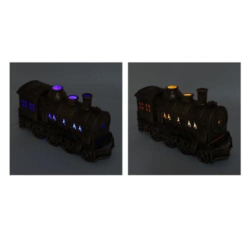 RIZGHWOY Train Humidifier, Dual Mist Outlets Cool Mist Diffuser with 300ml Capacity for Bedroom Office Desktop 2/8H Timer （Without Remote） 9