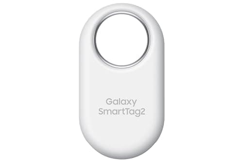 Samsung Galaxy SmartTag2, Bluetooth Tracker, Smart Tag Tracking Device, Item Finder for Keys, Wallet, Luggage, Pets, Use w/ Phones and Tablets Android 11 or Later, 2023, 1 Pack, White