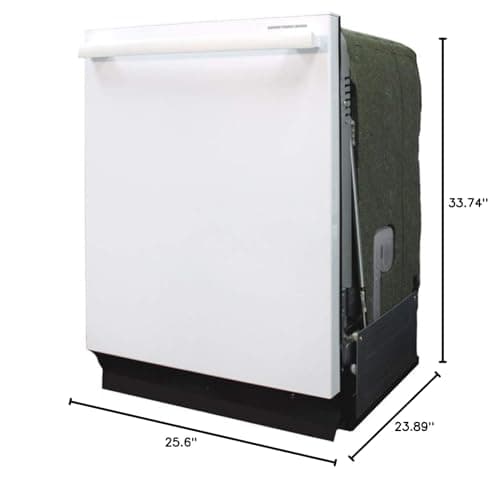 SPT SD-6502W 24″-wide Built-In Stainless Steel Tall Tub Dishwasher with ENERGY STAR, Smart Wash System, Heated Drying, 6 Wash Programs and 14 Plate Settings – White 10