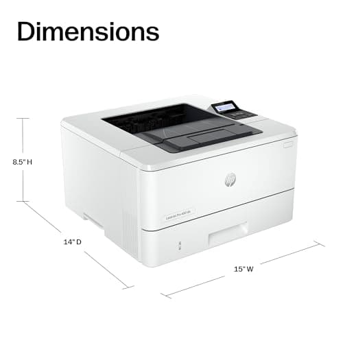 HP LaserJet Pro 4001dn Black & White Printer, Print, Fast speeds, Easy Setup, Mobile Printing, Advanced Security, Best-for-Small Teams, Ethernet/USB only 6