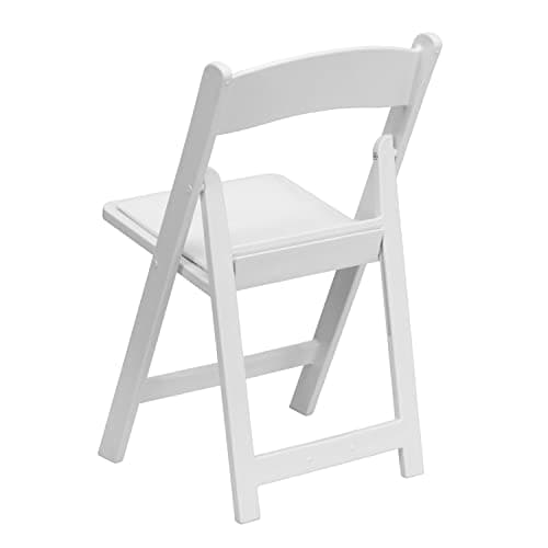 Flash Furniture Hercules™ Series Folding Chair - White Resin - 1000LB Weight Capacity Comfortable Event Chair - Light Weight Folding Chair 13