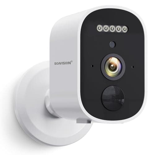 BOAVISION 2K Wireless Security Camera for Outdoor Home Security, AI Motion Detection, Color Night Vision, Spotlight, Waterproof, Battery Powered, Magnetic Mount, Cloud & SD Storage