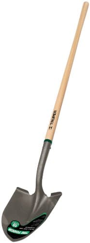 Truper 33037 Tru Tough Round Point Shovel with 48" North American Ash Handle
