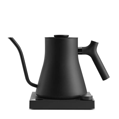 Fellow Stagg EKG Pro Electric Gooseneck Kettle – Precise Temperature Control, Quick Heating, Brew Timer, Scheduling, Stainless Steel, Pour-Over Coffee - 0.9L, Matte Black