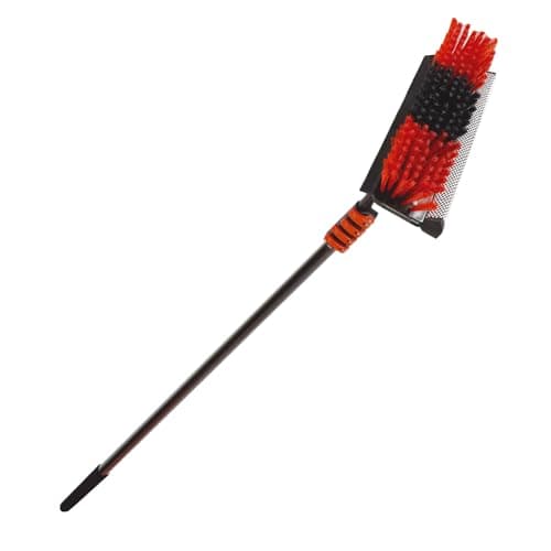 HydroCleaner XL Telescoping Power Wash Brush with Hose Attachment, Perfect for RV & Car Washing, Cleaning Decks and Sidings - Built-in Soap Dispenser and High-Intensity Power Jets
