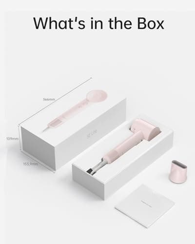 Laifen SE Lite Hair Dryer, Negative Ionic Blow Dryer with 100,000 RPM Brushless Motor for Fast Drying, High-Speed Low Noise Thermo-Control Hairdryer with Lightweight Design for Home/Portable Travel 10