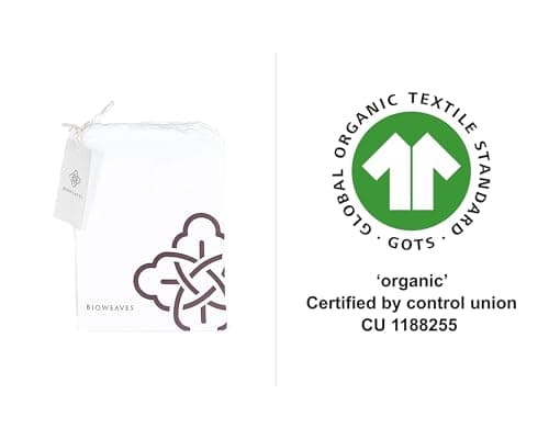 BIOWEAVES 100% Organic Cotton Body Pillow Cover for Body Pillowcases 300 Thread Count Soft Sateen Weave GOTS Certified with Zipped Closure - 21" x 54", White 6